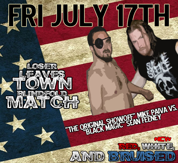 red white and bruised LOSER LEAVES TOWN