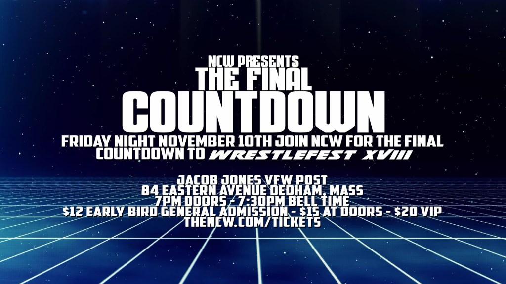 PRESS RELEASE: The Final Countdown Begins November 10th in&nbsp;Dedham!