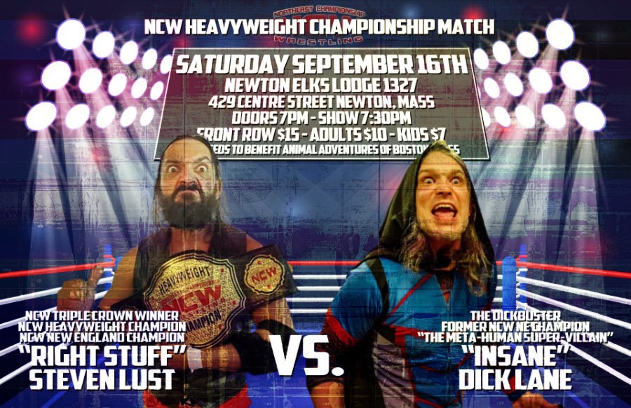 BREAKING: Steven Lust Defends the NCW Title September 16th in&nbsp;Newton!