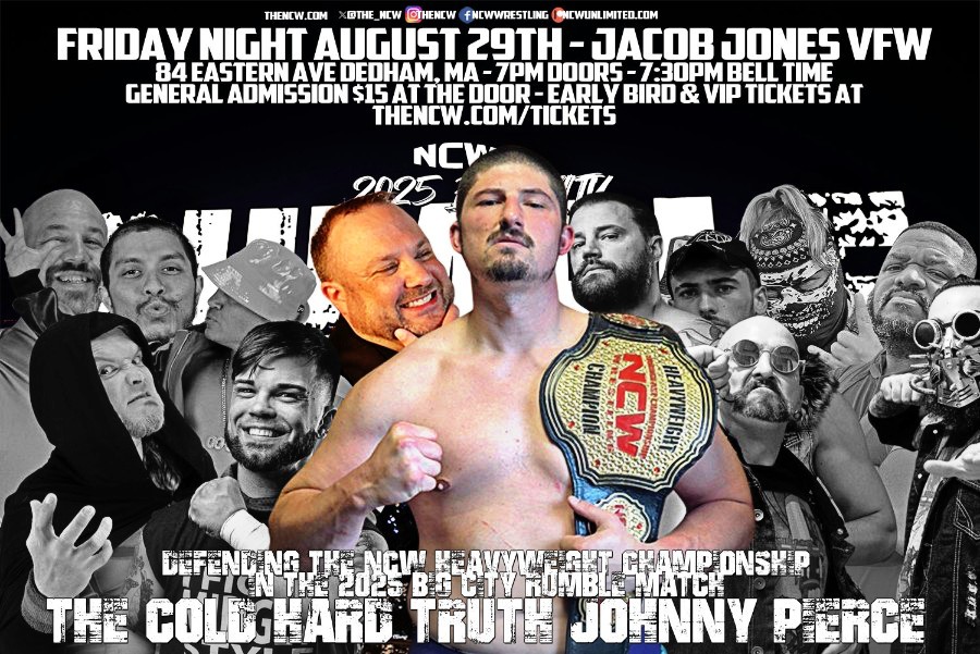 PRESS RELEASE: NCW’s 2025 Big City Rumble Returns to Dedham August&nbsp;29th!